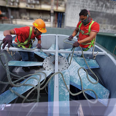 cooling-tower-services-fan-assembly-replacement